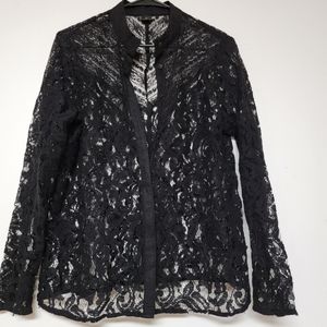Worthington lace shirt women size